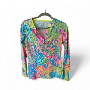 Lilly Pulitzer Multicolor Floral Blouse